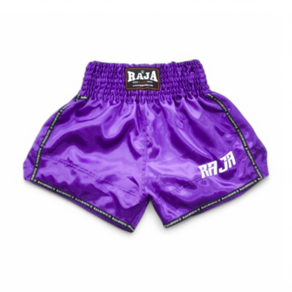 RAJA ラジャ キックパンツ ムエタイ ショーツ RTB29-2 RAJA MuayThai Shorts (Purple) パープル